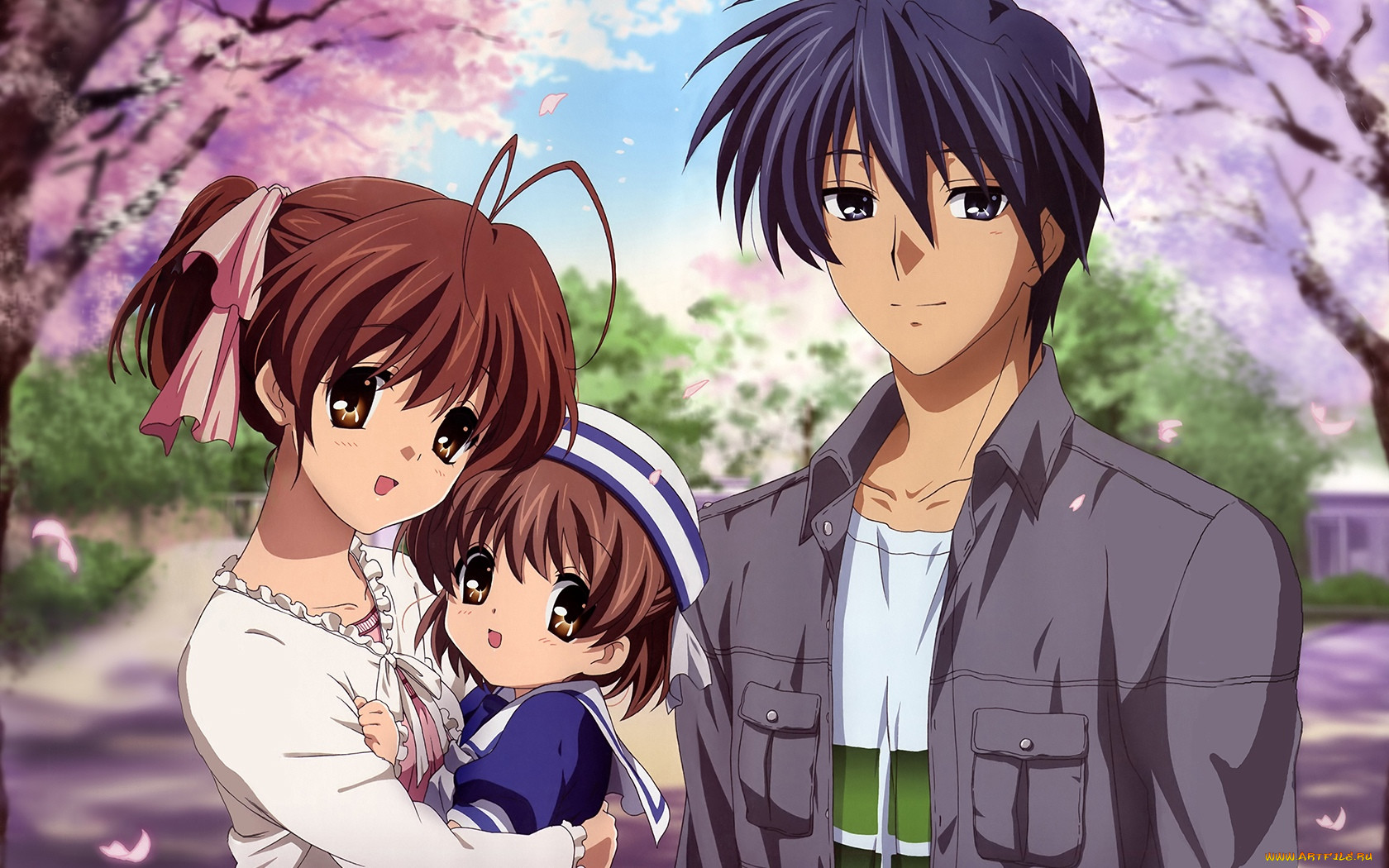 Обои Аниме Clannad, обои для рабочего стола, фотографии аниме, clannad,  девушки Обои для рабочего стола, скачать обои картинки заставки на рабочий  стол.